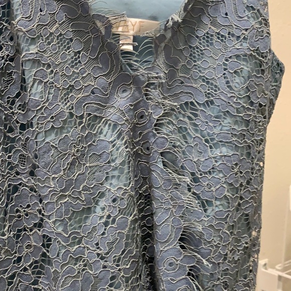 Blue Lace Bodysuit - Picture 3 of 4